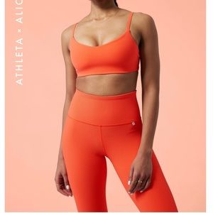 Athleta x Alicia Keys Elation Bra - NWOT 3X D-DD- Orange
